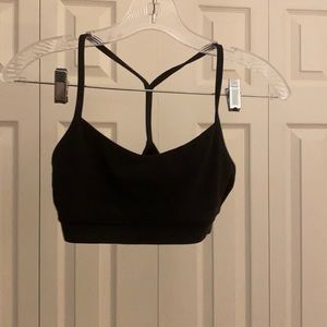 Black lulu lemon sports bra